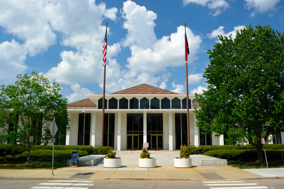 Image of North Carolina State Legislative Building. 