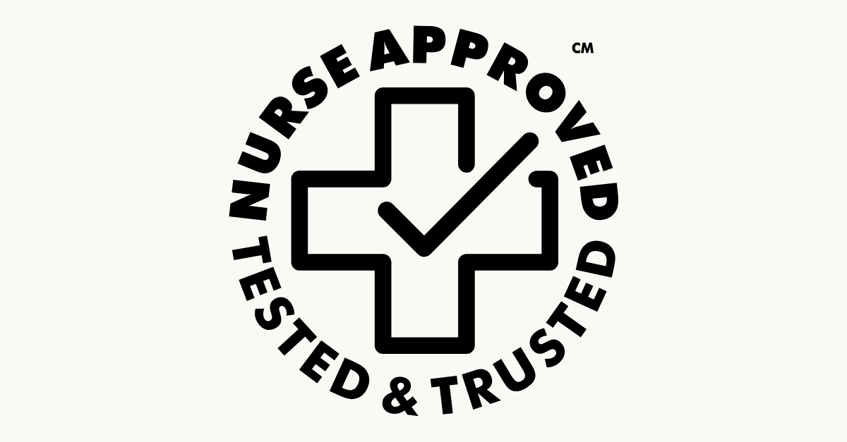 Nurse Approved logo. 