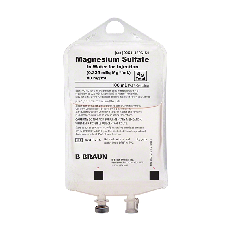 Magnesium Sulfate Injection Family of Products