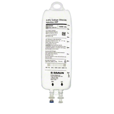 Rx Item-Sodium Chloride  0.009EXCEL 12X1000 ML sol by B.Braun USA 